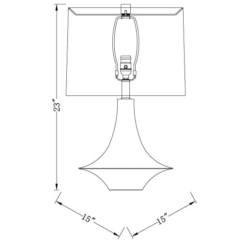 Bryant Lamp- Black - Chapin Furniture