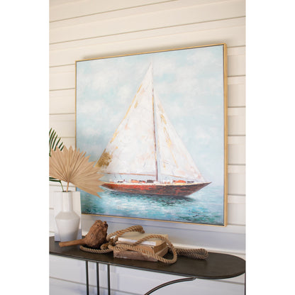 Framed Sailboat Painting - Chapin Furniture