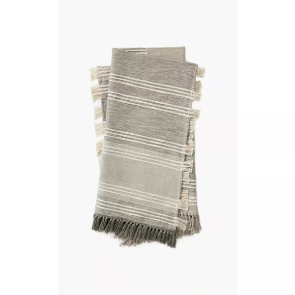 Amber Lewis Cardiff Collection Tal0002 AL Grey / Ivory Throw - Chapin Furniture