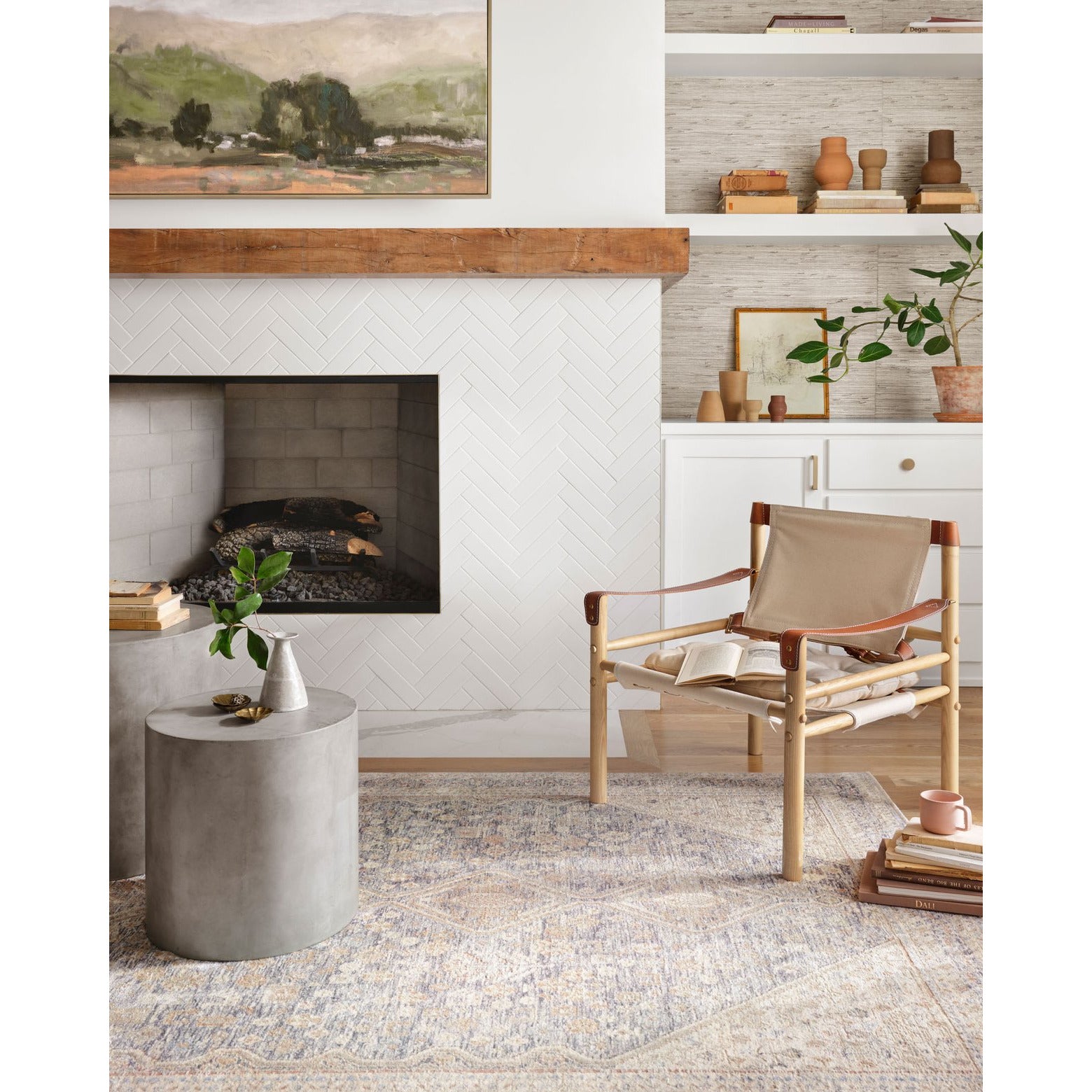 Magnolia Home Carlisle Blue/Ivory Rug - Chapin Furniture