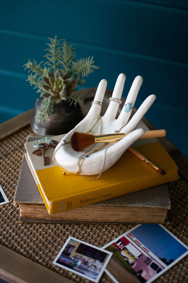 Ceramic Hand Ring Holder - Chapin Furniture
