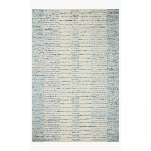 Chris Loves Julia Chris Ivory/Denim Rug - Chapin Furniture