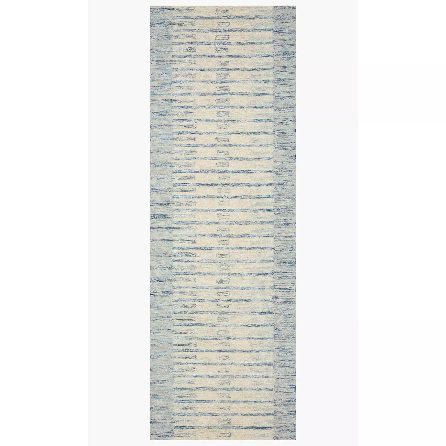 Chris Loves Julia Chris Ivory/Denim Rug - Chapin Furniture