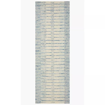 Chris Loves Julia Chris Ivory/Denim Rug - Chapin Furniture