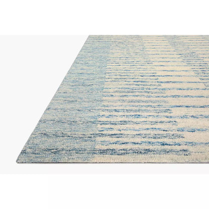 Chris Loves Julia Chris Ivory/Denim Rug - Chapin Furniture