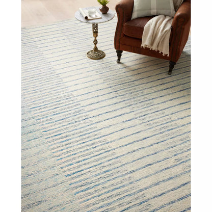 Chris Loves Julia Chris Ivory/Denim Rug - Chapin Furniture