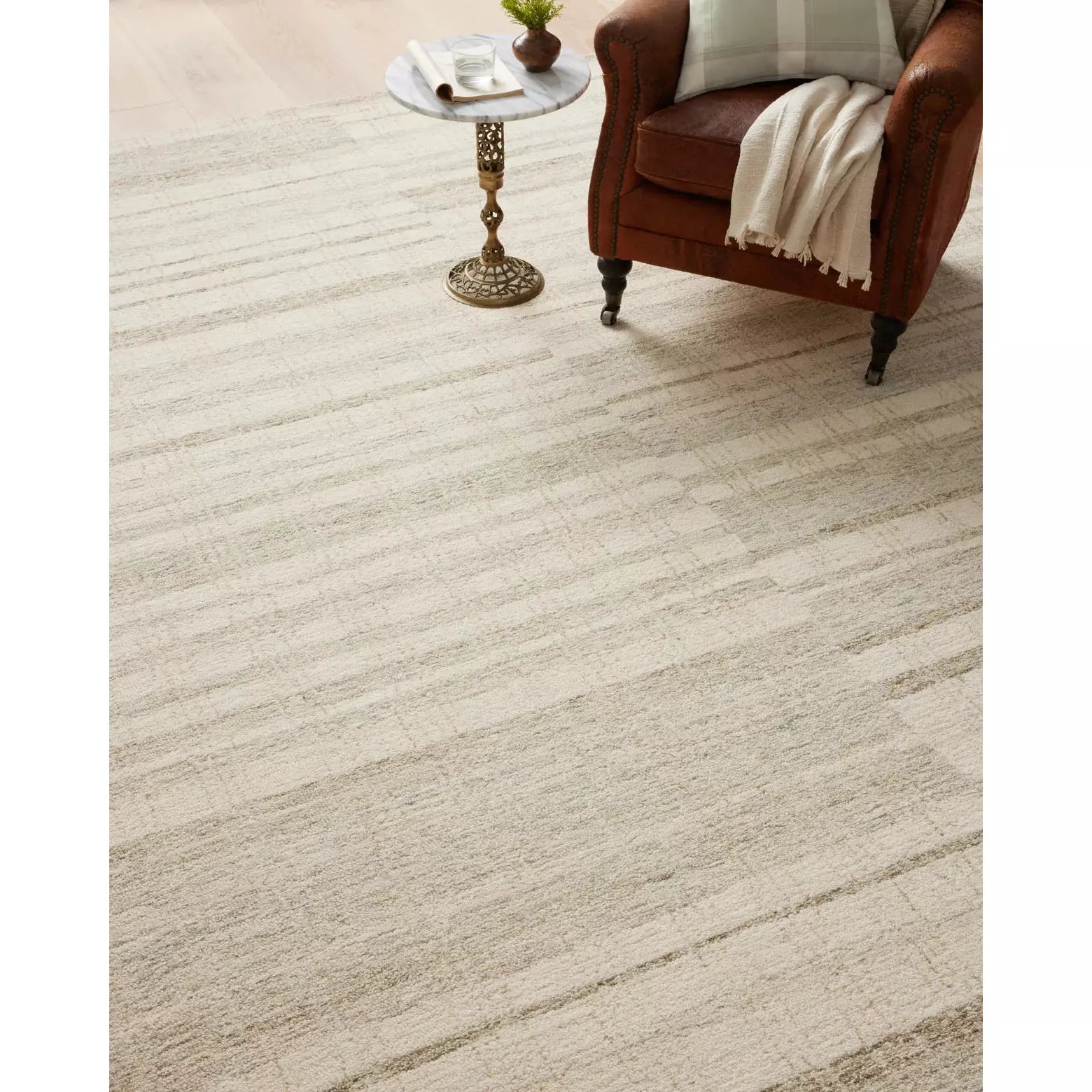 Chris Loves Julia Chris Natural/Sage Rug - Chapin Furniture