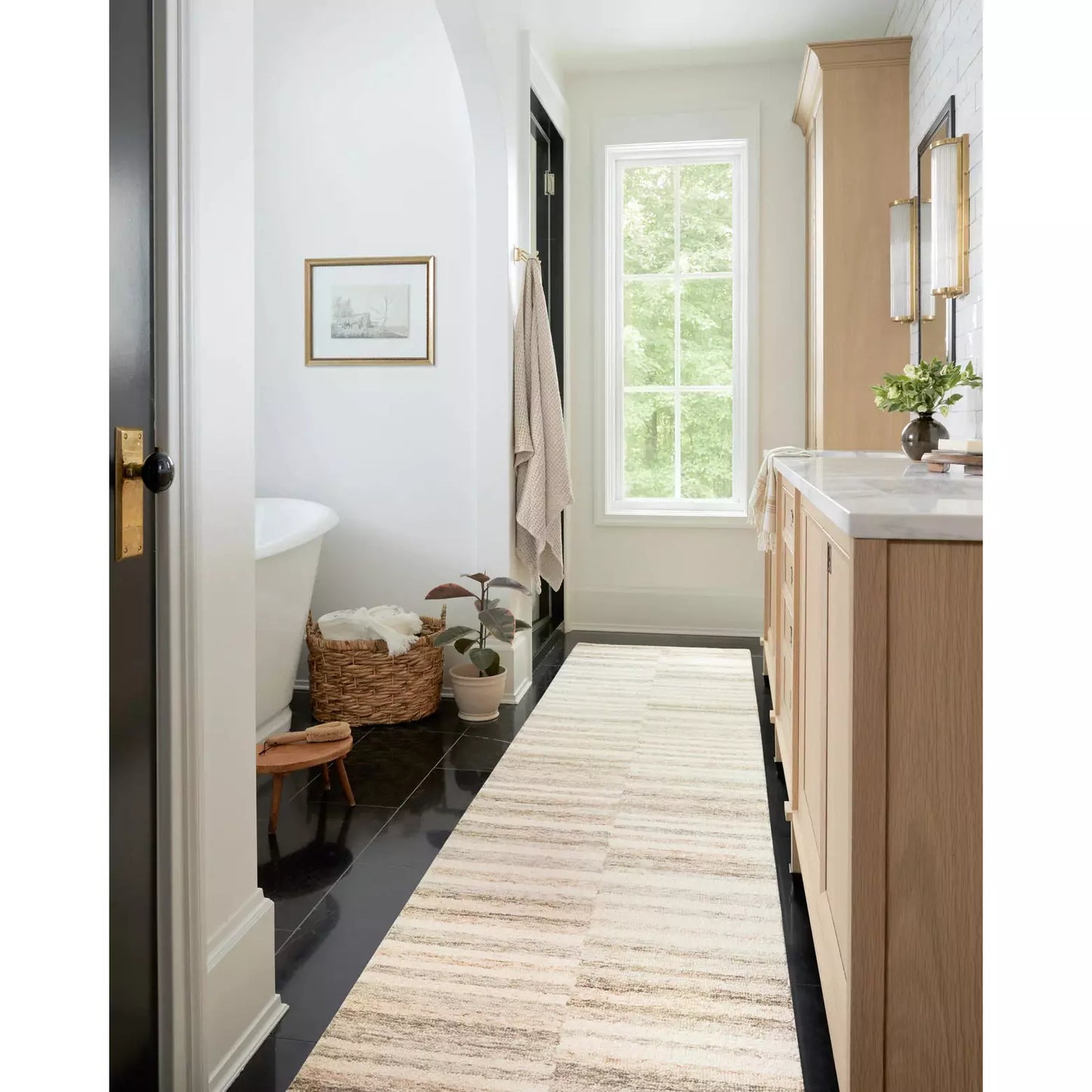 Chris Loves Julia Chris Ivory/Clay Rug - Chapin Furniture