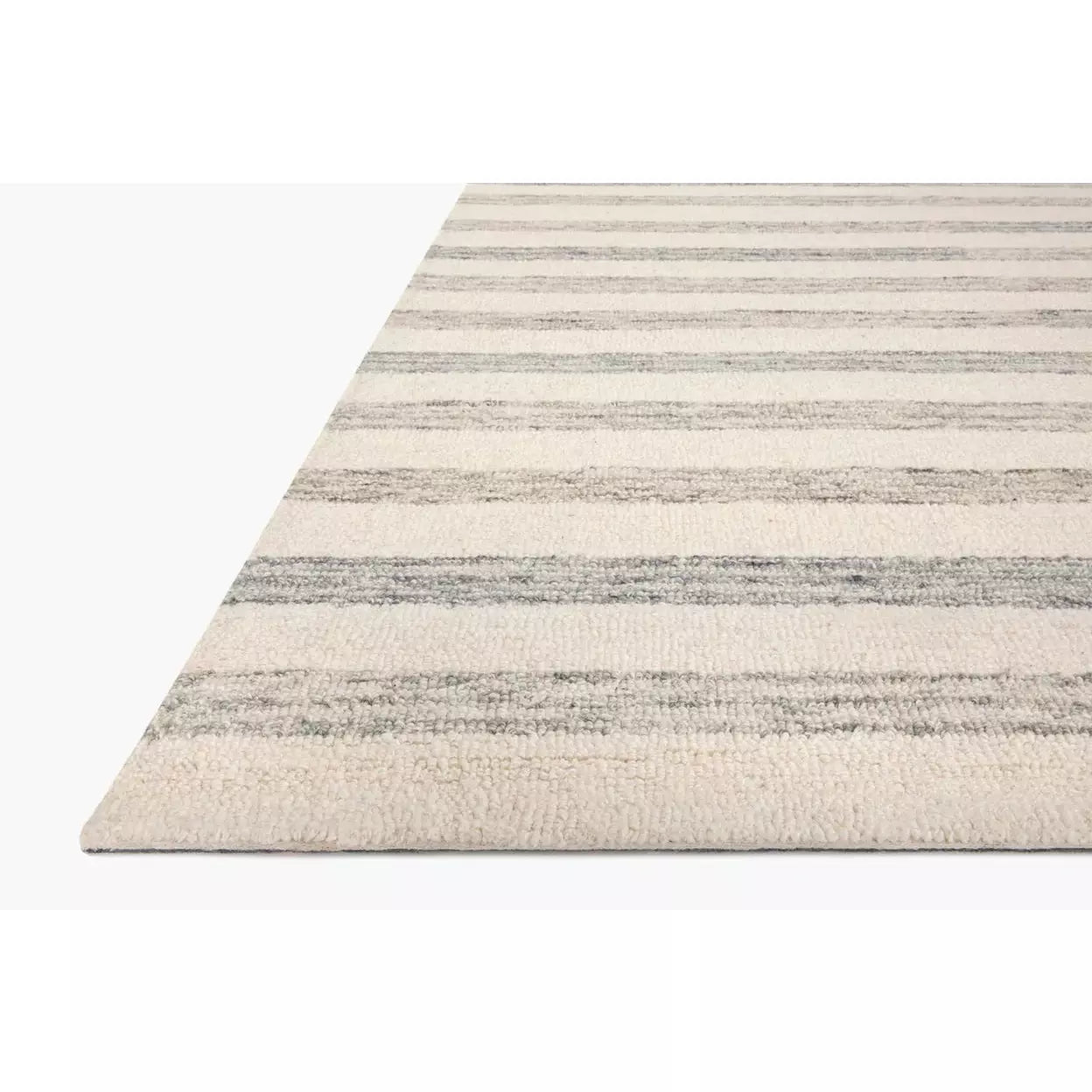 Chris Loves Julia Chris Ivory/Slate Rug - Chapin Furniture