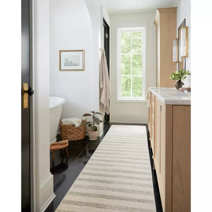 Chris Loves Julia Chris Ivory/Slate Rug - Chapin Furniture