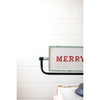 Merry Christmas & Happy New Year Enamel Flip Sign - Chapin Furniture