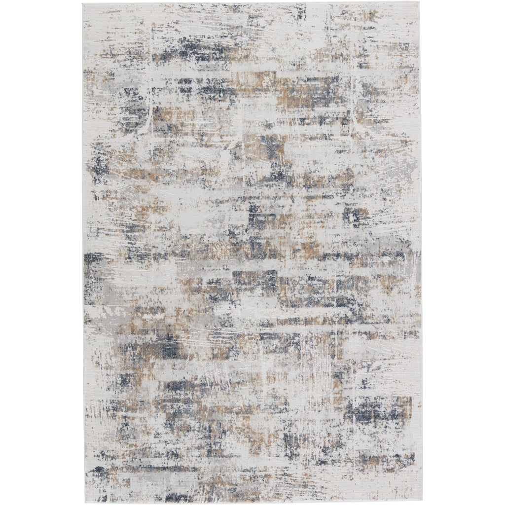 Jaipur Living Gesine Abstract Light Gray/ Gold Rug - Chapin Furniture