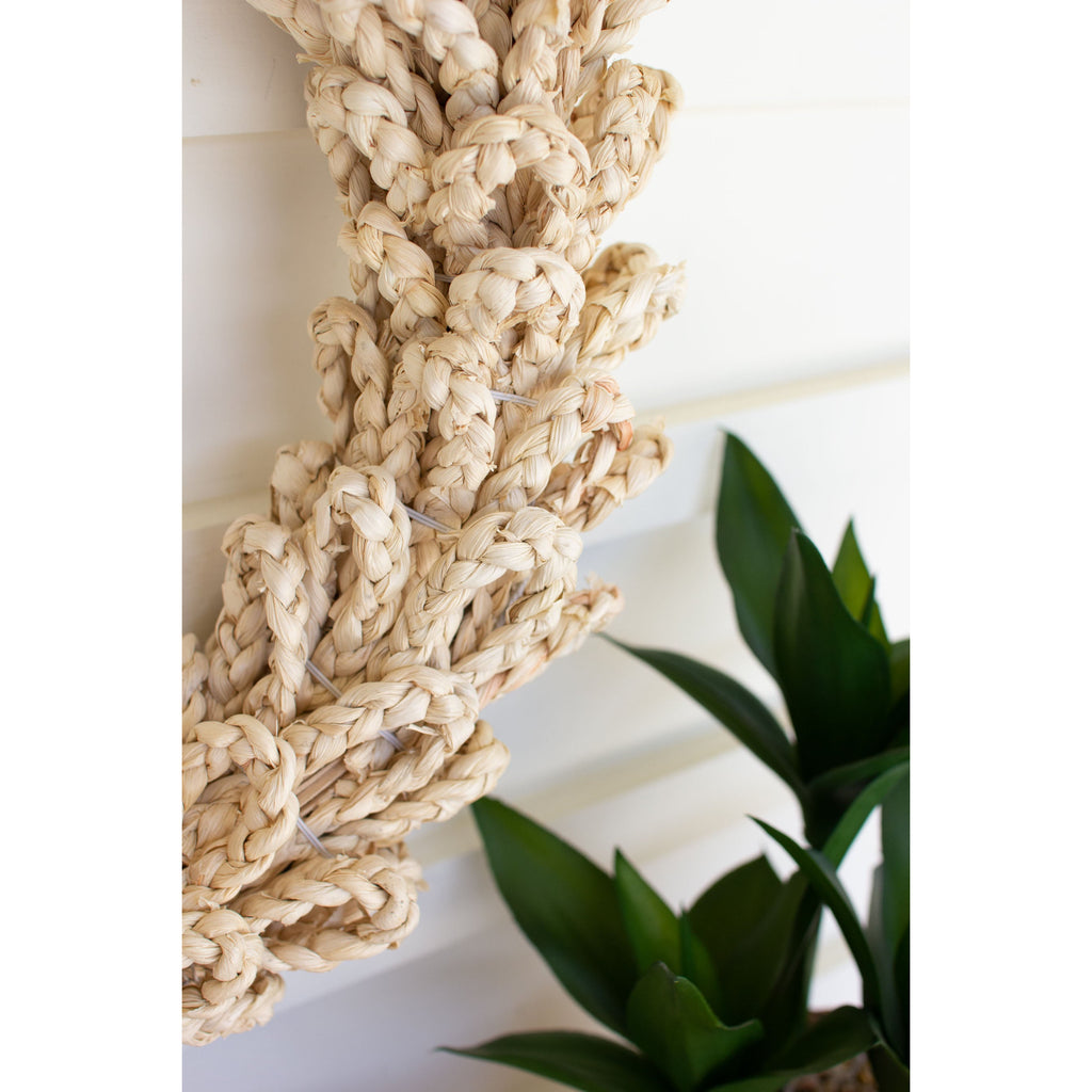 Woven Seagrass Rope Wreath - Chapin Furniture