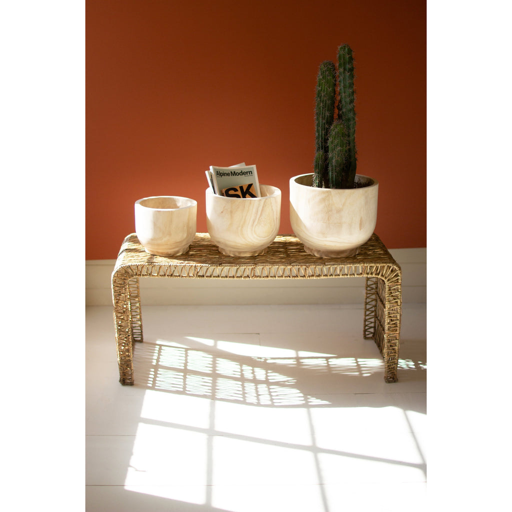 Set of 3 Wooden Planters - Chapin Furniture