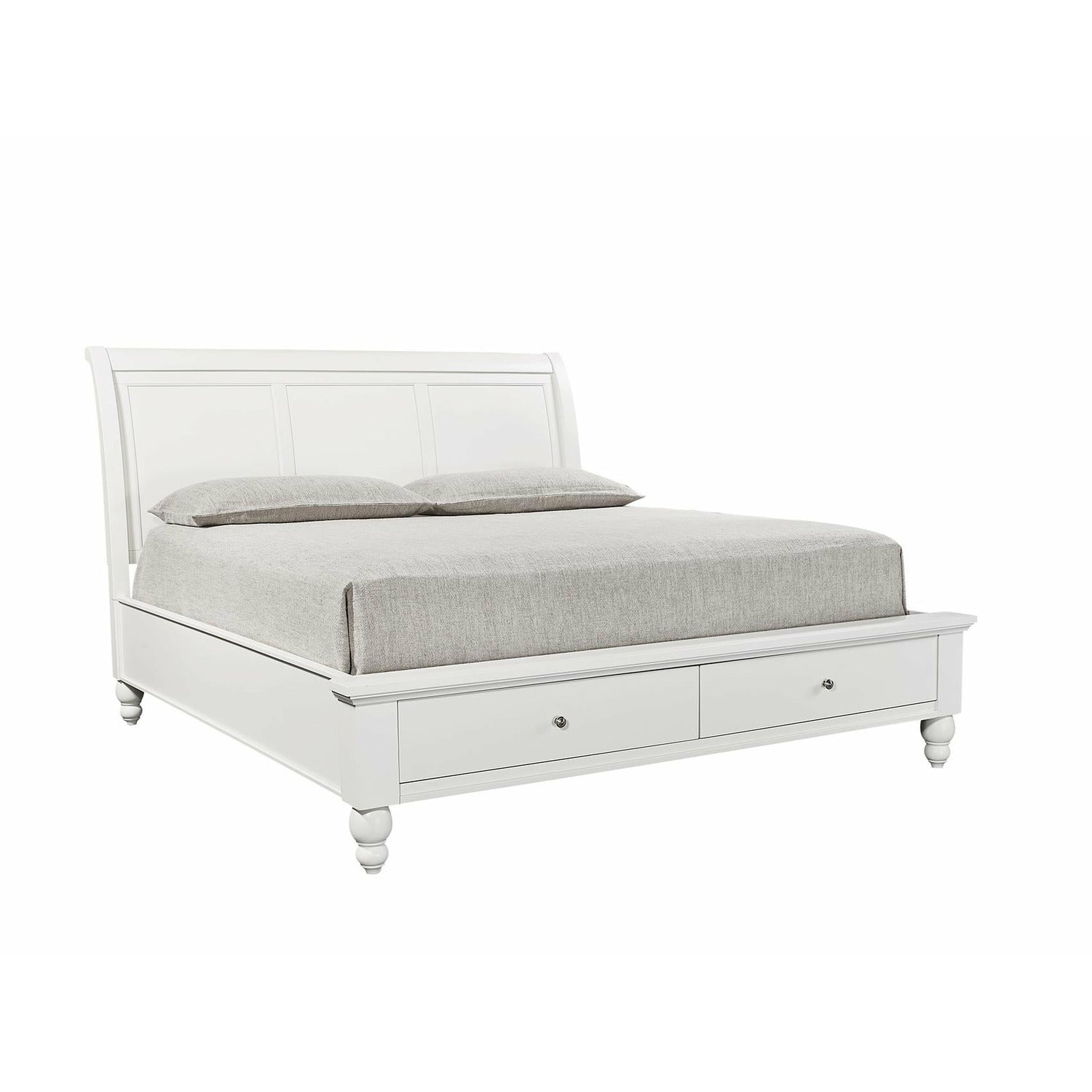 Cambridge Sleigh Storage Bed- Multiple Finish Options - Chapin Furniture