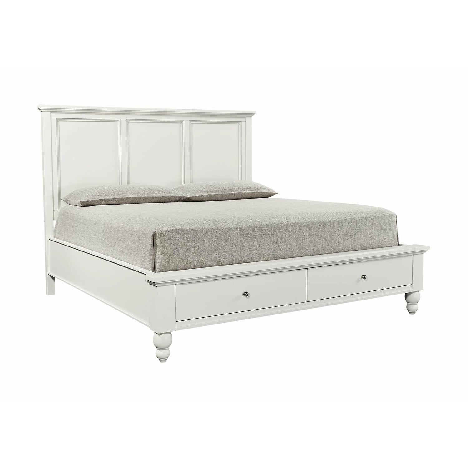 Cambridge Panel Bed- Multiple Finish Options, Storage Option - Chapin Furniture