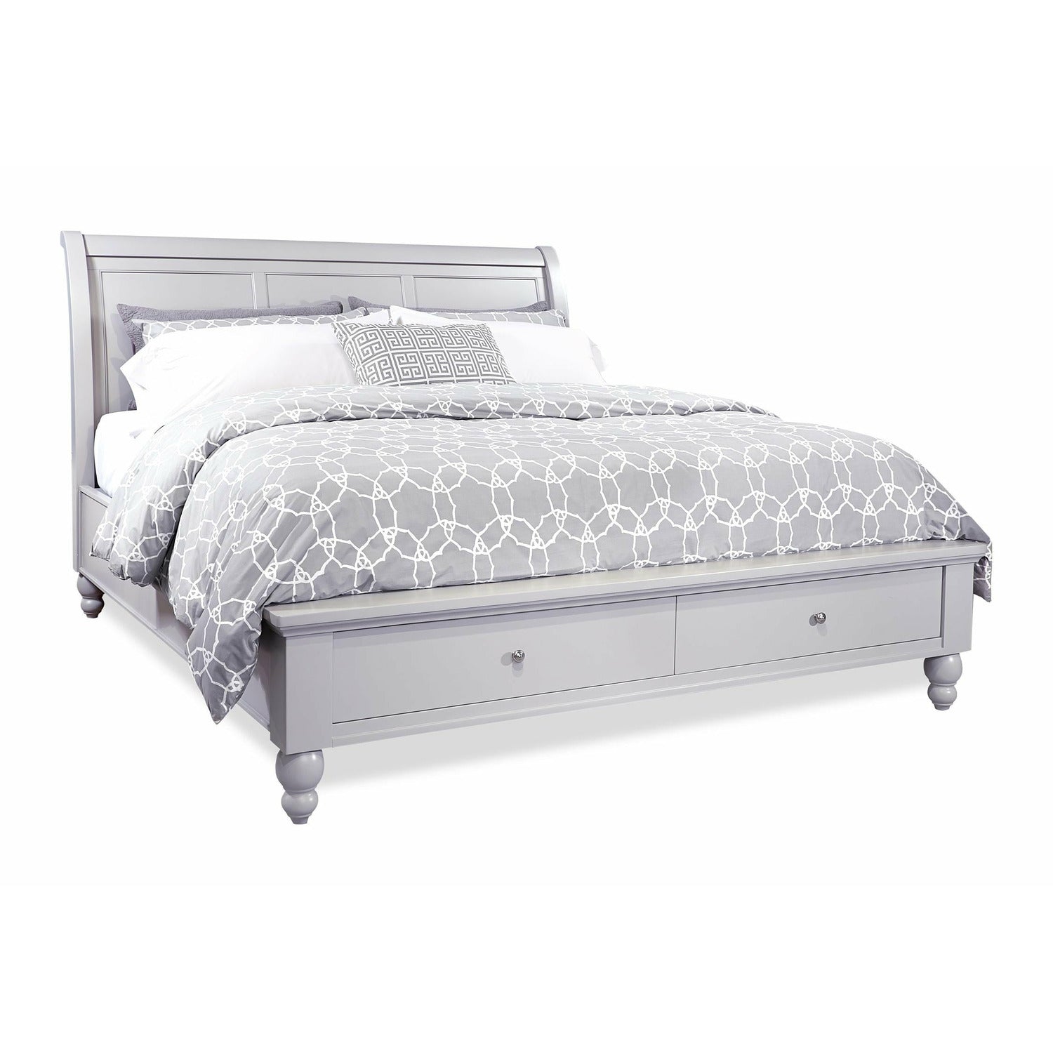 Cambridge Sleigh Storage Bed- Multiple Finish Options - Chapin Furniture
