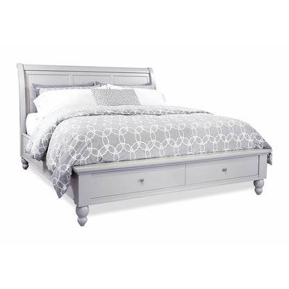 Cambridge Sleigh Storage Bed- Multiple Finish Options - Chapin Furniture