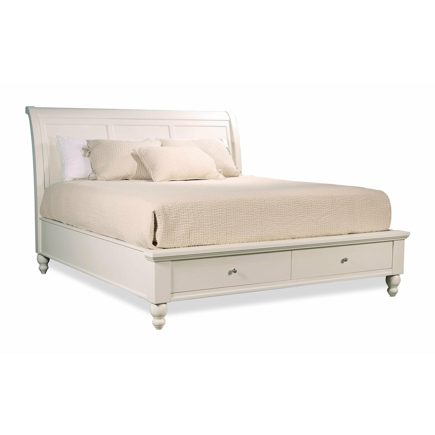 Cambridge Sleigh Storage Bed- Multiple Finish Options - Chapin Furniture