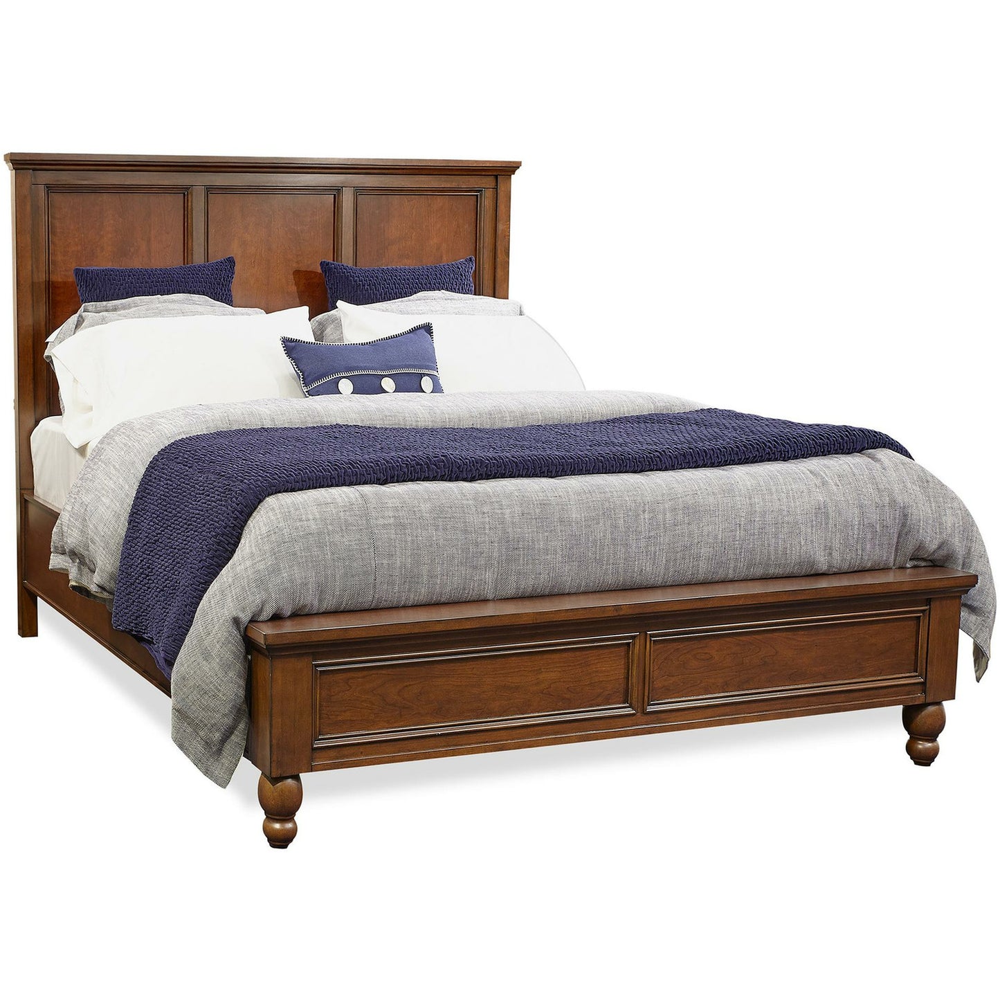 Cambridge Panel Bed- Multiple Finish Options, Storage Option - Chapin Furniture