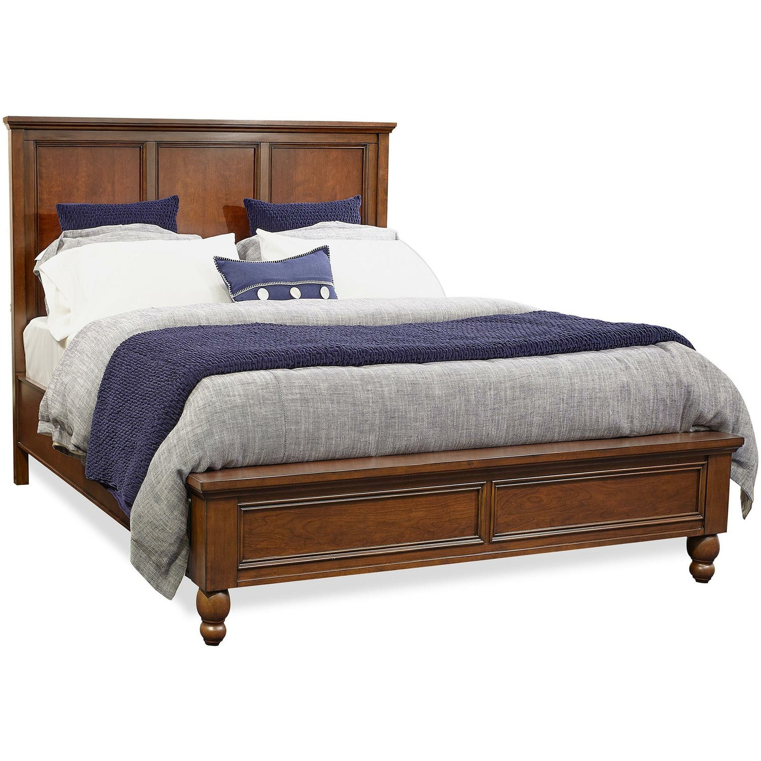 Cambridge Panel Bed- Multiple Finish Options, Storage Option - Chapin Furniture