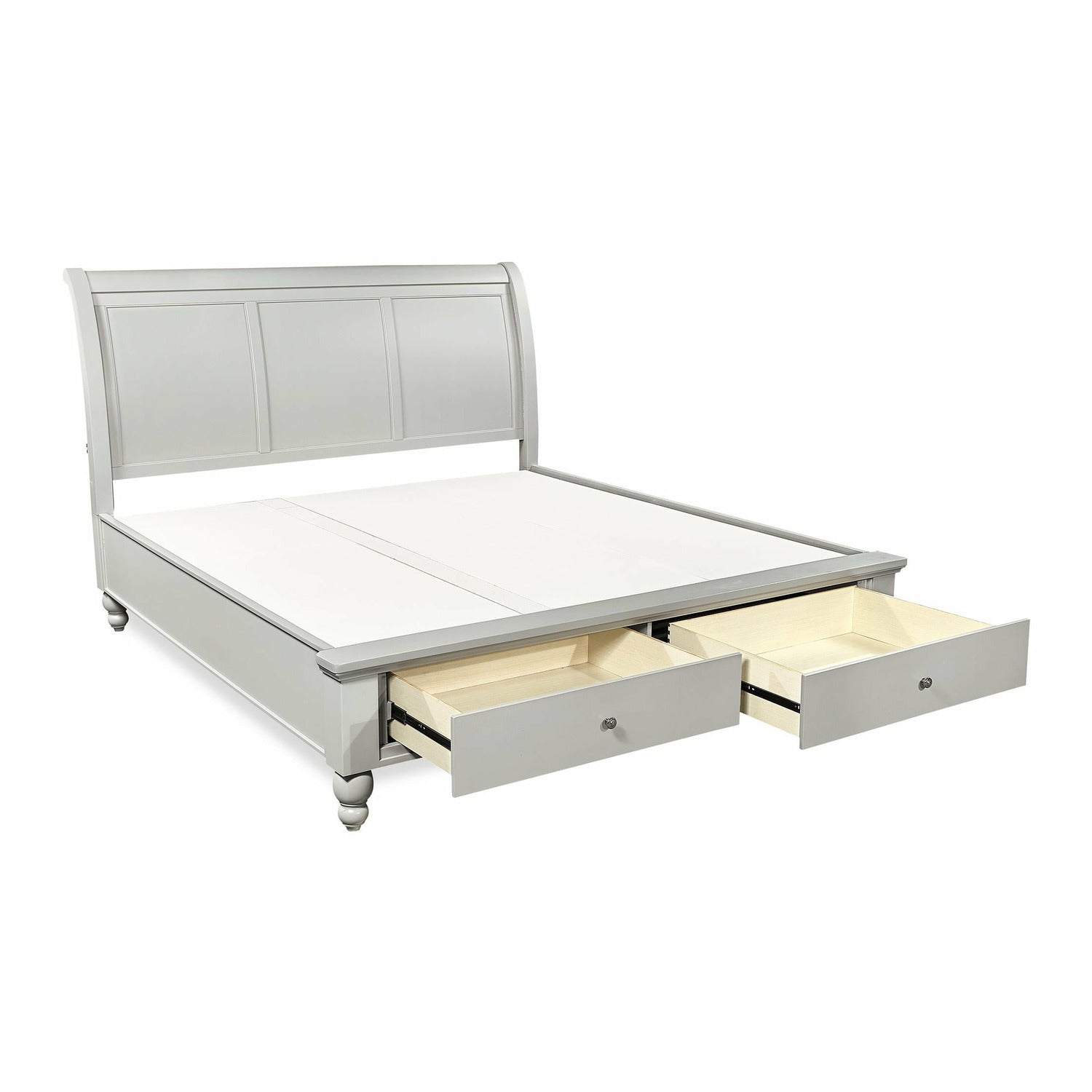 Cambridge Sleigh Storage Bed- Multiple Finish Options - Chapin Furniture