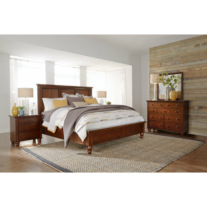 Cambridge Panel Bed- Multiple Finish Options, Storage Option - Chapin Furniture