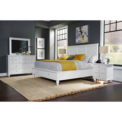 Cambridge Panel Bed- Multiple Finish Options, Storage Option - Chapin Furniture