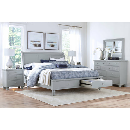 Cambridge Sleigh Storage Bed- Multiple Finish Options - Chapin Furniture