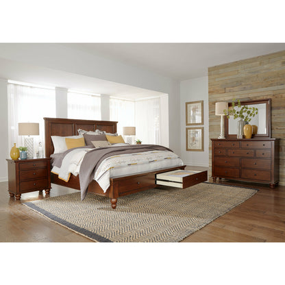 Cambridge Panel Bed- Multiple Finish Options, Storage Option - Chapin Furniture