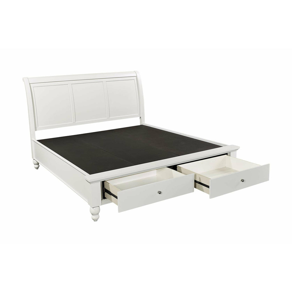 Cambridge Sleigh Storage Bed- Multiple Finish Options - Chapin Furniture