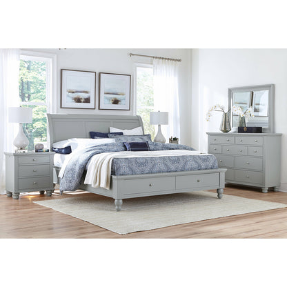Cambridge Sleigh Storage Bed- Multiple Finish Options - Chapin Furniture