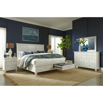 Cambridge Panel Bed- Multiple Finish Options, Storage Option - Chapin Furniture