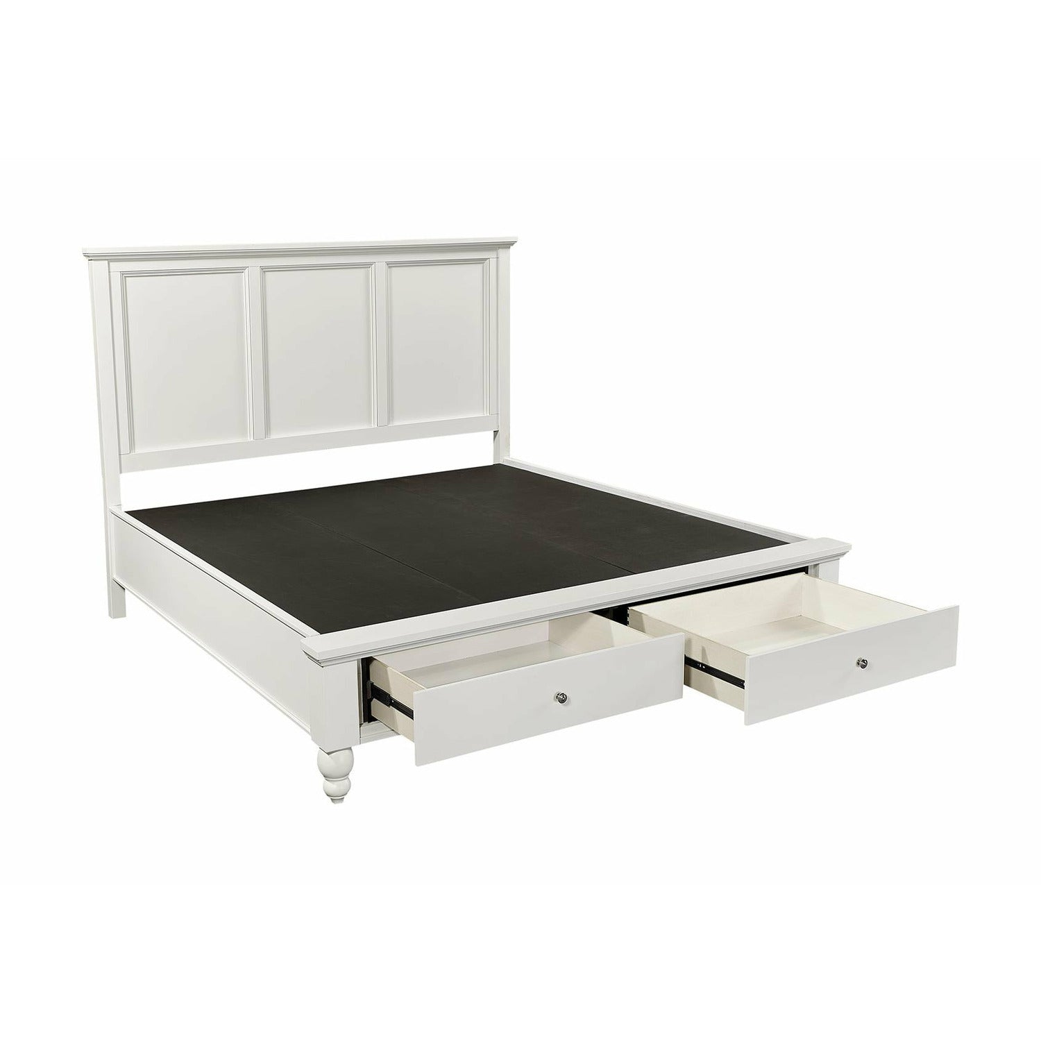 Cambridge Panel Bed- Multiple Finish Options, Storage Option - Chapin Furniture