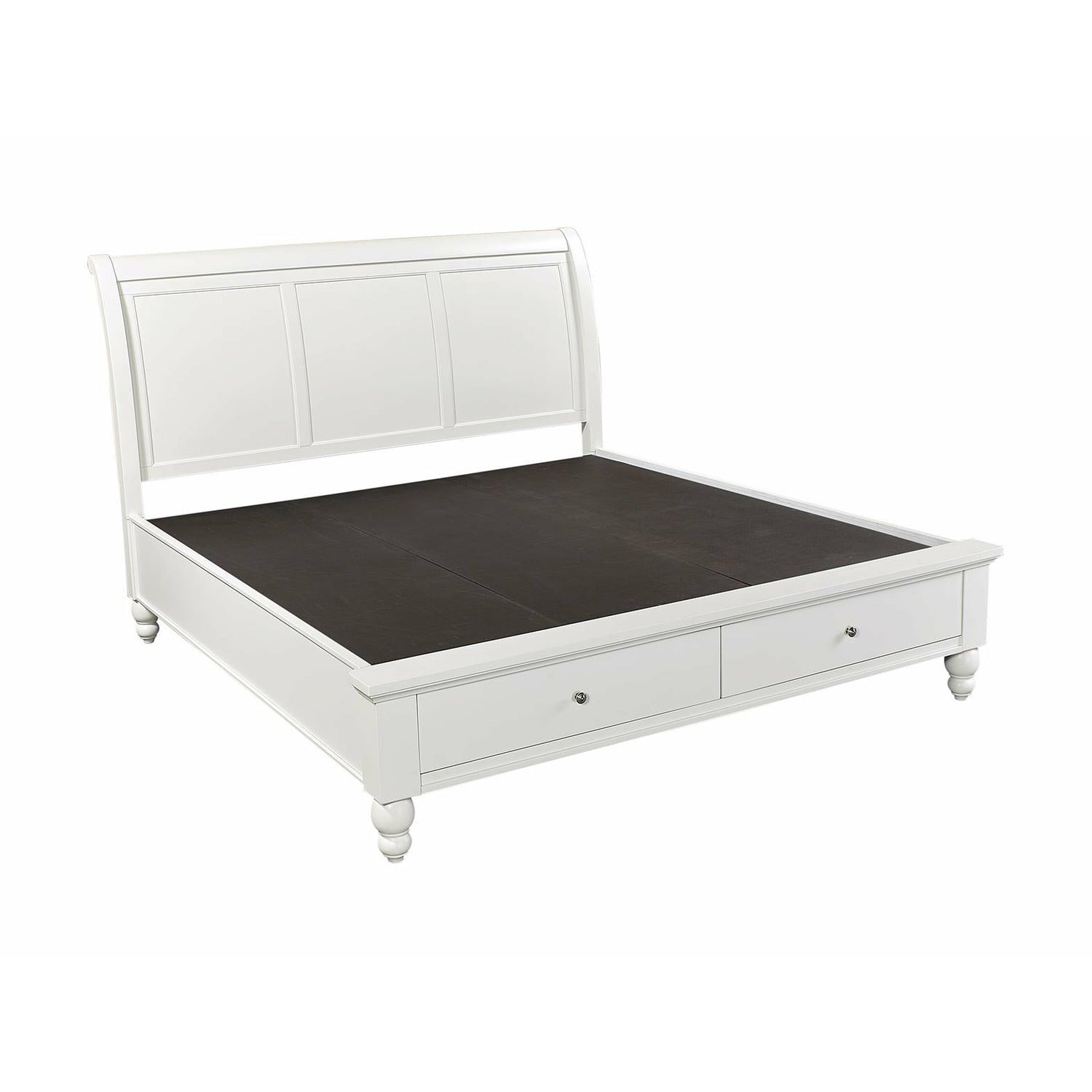 Cambridge Sleigh Storage Bed- Multiple Finish Options - Chapin Furniture