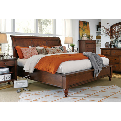 Cambridge Sleigh Storage Bed- Multiple Finish Options - Chapin Furniture