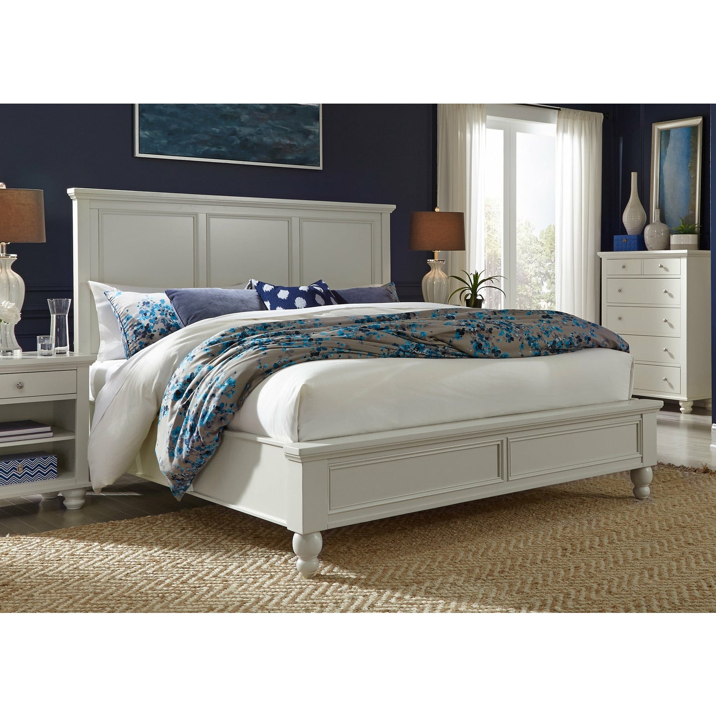 Cambridge Panel Bed- Multiple Finish Options, Storage Option - Chapin Furniture