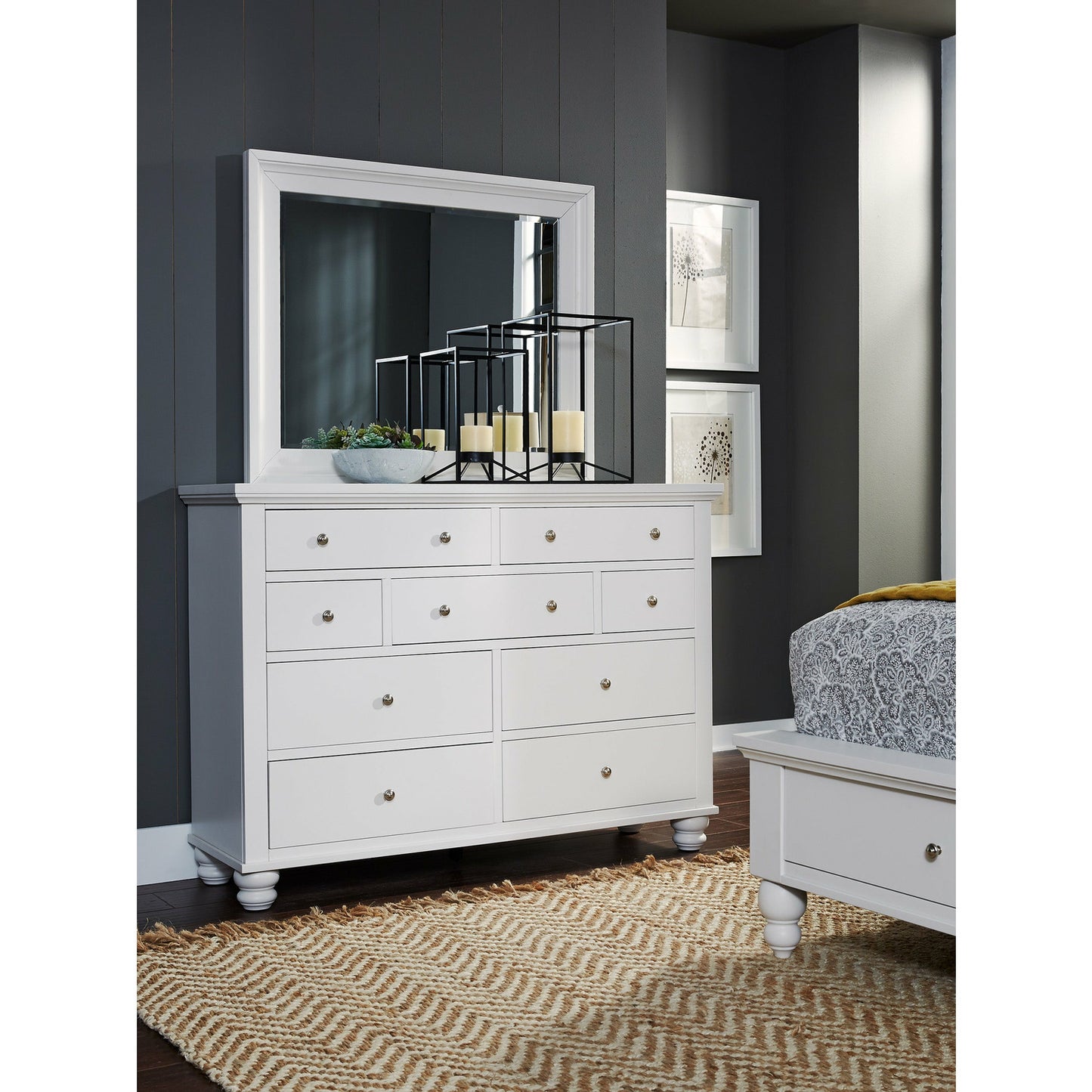 Cambridge Mirror- Multiple Finish Options - Chapin Furniture