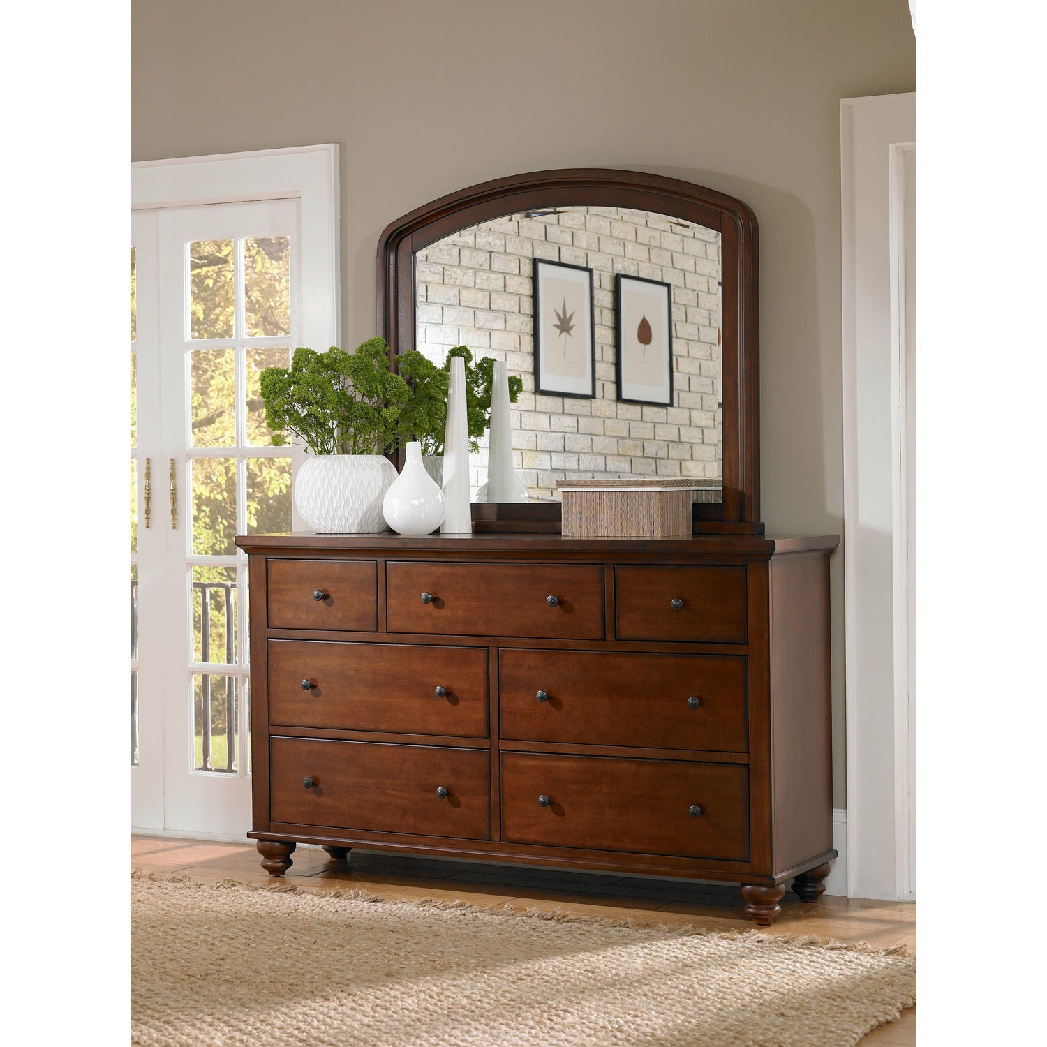 Cambridge Double Dresser Mirror- Multiple Finish Options - Chapin Furniture