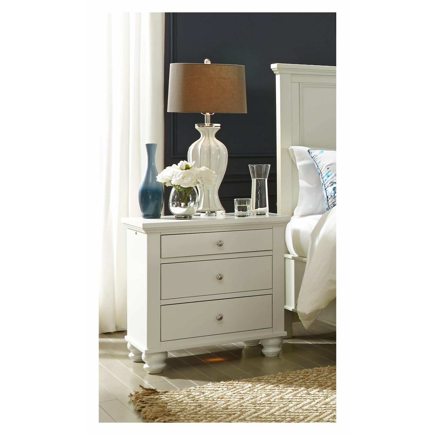 Aspen Furniture Cambridge Liv Nightstand - Thumbnail 5