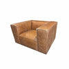 Cooper Leather Chair in Brown - Chapin Furniture