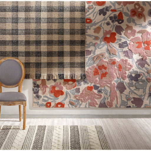 Reliance Charcoal Plaid Rug - Chapin Furniture