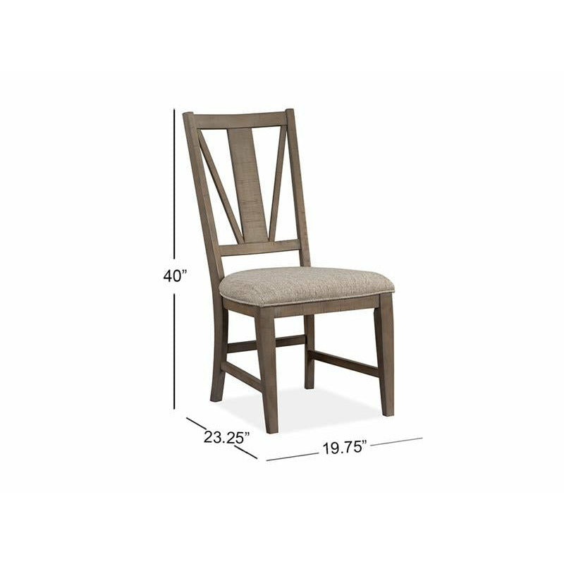 Paxton Place Dining Side Chair With Upholstered Seat -Set of 2 - Chapin Furniture