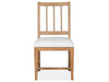 Lindon Dining Side Chair With White Upholstered Seat- Set of 2 - Chapin Furniture