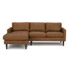 Trafton Leather Chaise Sectional- Left Facing Chaise - Chapin Furniture