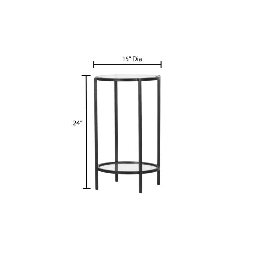 Alesca End Table-Black - Chapin Furniture