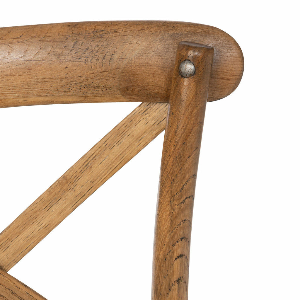 Wooden Cross Back Chair - Chapin Furniture