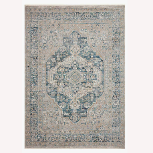 Magnolia Home Elise Neutral/Blue Rug - Chapin Furniture