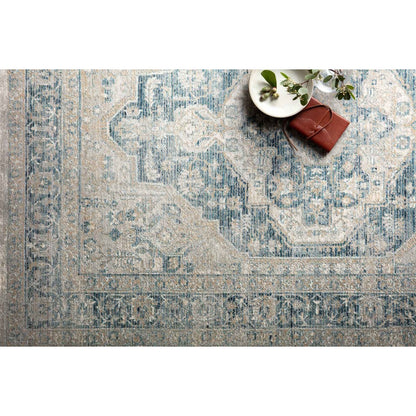 Magnolia Home Elise Neutral/Blue Rug - Chapin Furniture