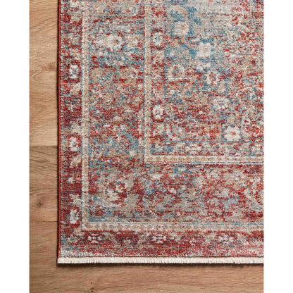 Magnolia Home Elise Sky / Red Rug - Chapin Furniture